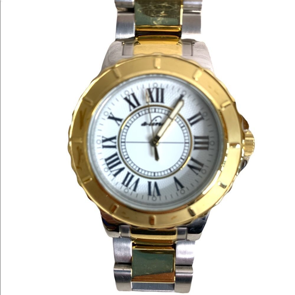 A_LINE WATCH gold, stainless steel water resistant
